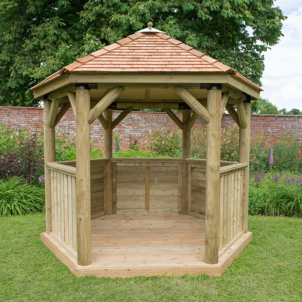 5013053163344 1 Forest Garden 3m Hexagonal Wooden G.jpg